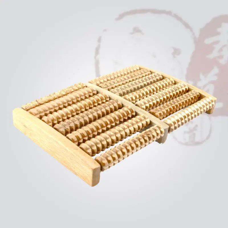 Wooden Foot Massage Roller – Reflexology & Relaxation Tool Foot Massage Roller Qst