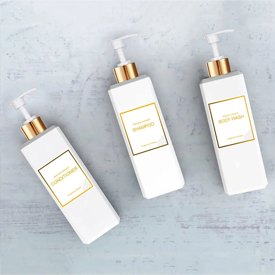 Refillable Pump Bottles – Shampoo, Conditioner & Body Wash Refillable Pump Dispenser Qme