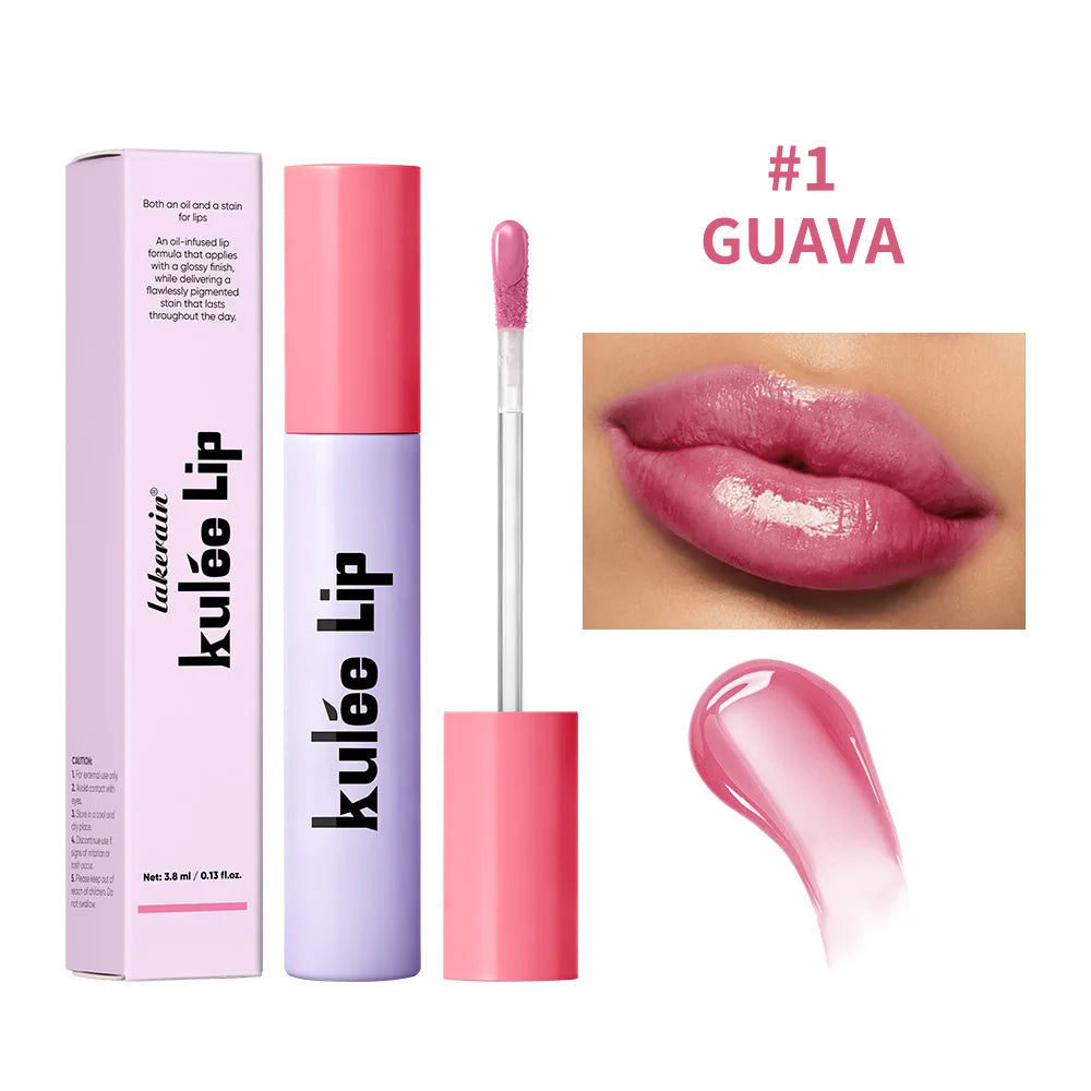 Lakerain Moisturizing Lip Oil Gloss – Nourishing & Long-Lasting Lip Oil Gloss Qst 01