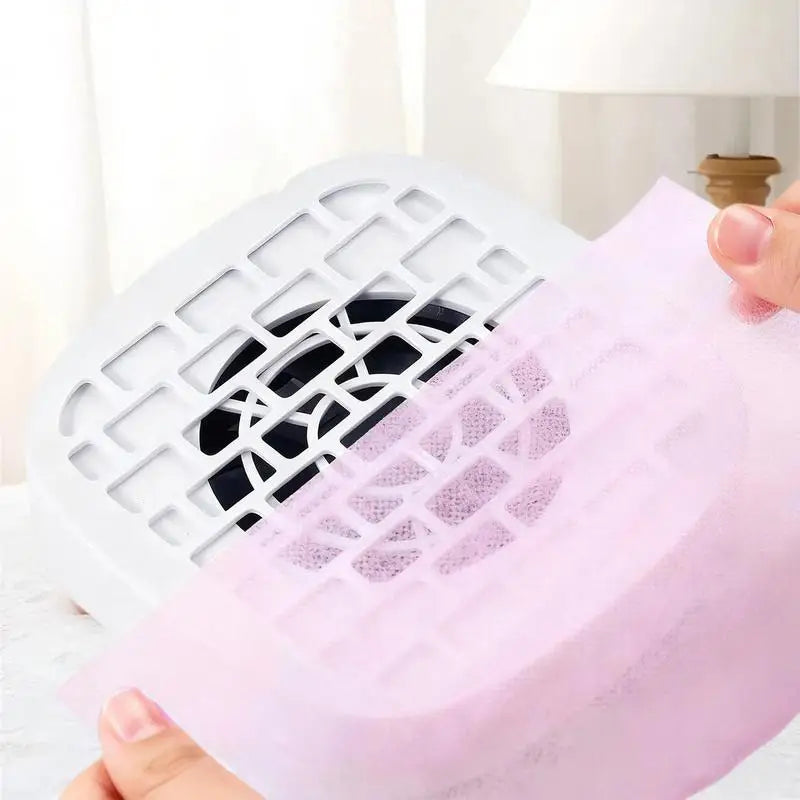 100-Sheet Nail Dust Collector Filter Cotton Replacement Nail Vacuum Filter Qst