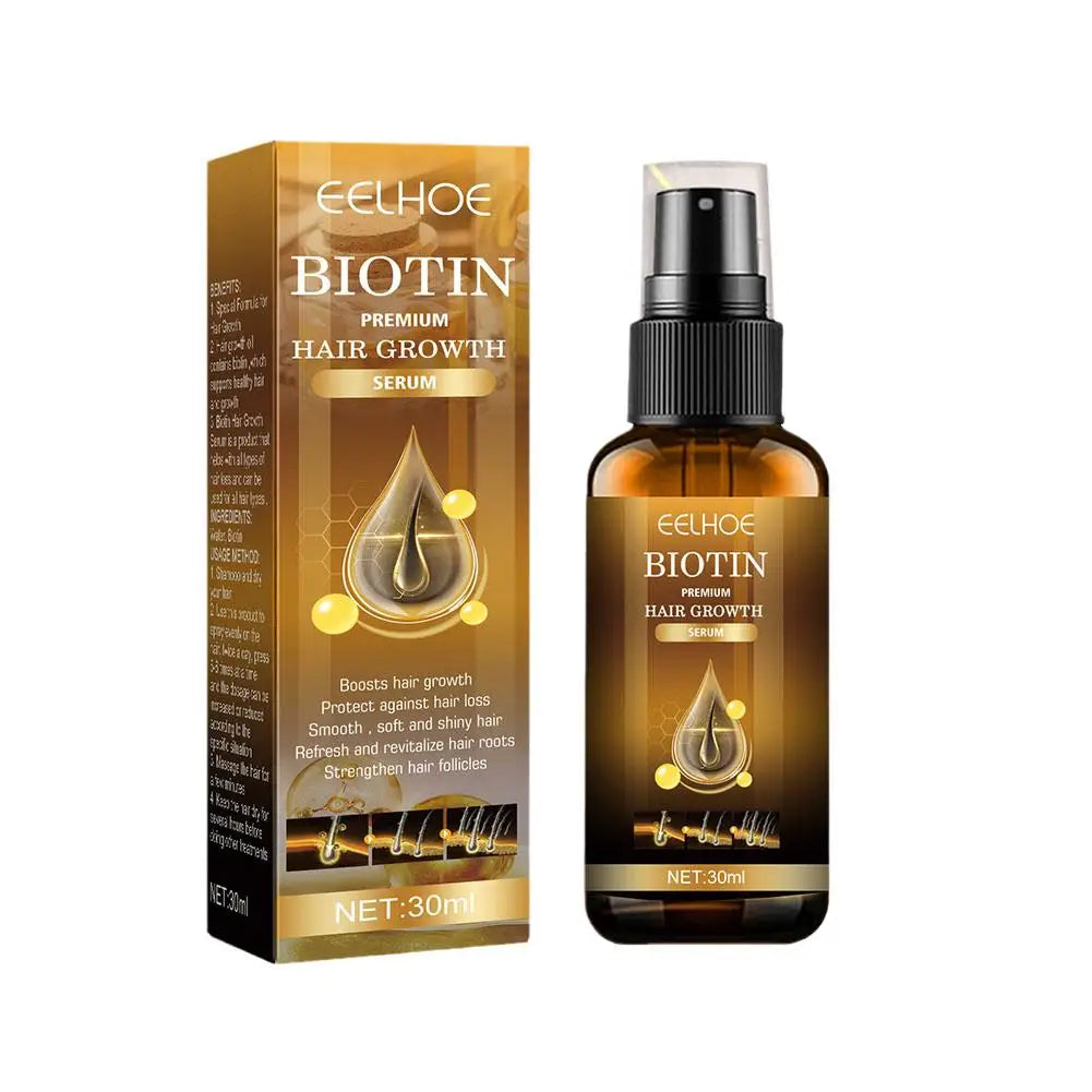 Biotin Hair Growth Serum – Rosemary & Ginger Oil for Men & Women Hair Growth Serum Qme A