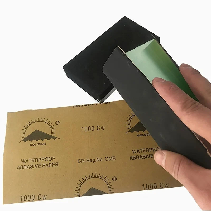 Manual Sander Sandpaper Holder – Woodworking & Wall Polishing Hand Sanding Tool Qme