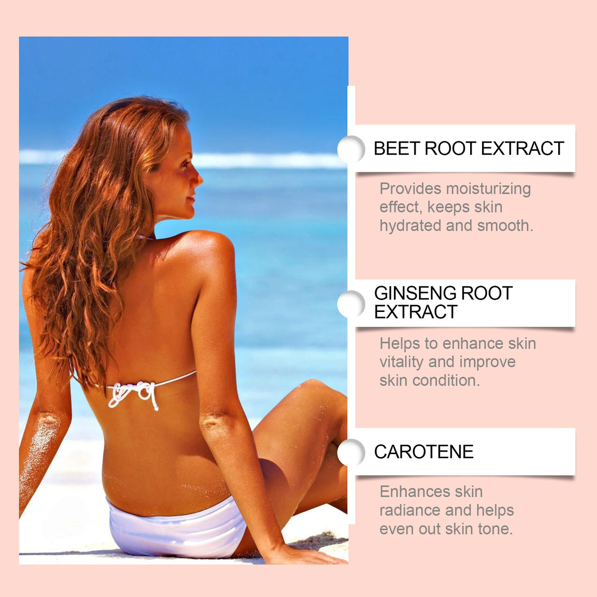 OceAura Self Tanner Serum – Sunless Bronzing Drops Face & Body Self Tanning Serum Qst