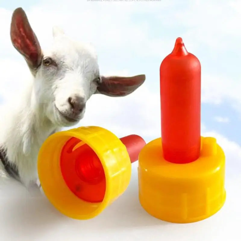 Small Animal Lamb & Goat Feeding Bottle – Soft Silicone Nipple Animal Feeding Bottle Qme