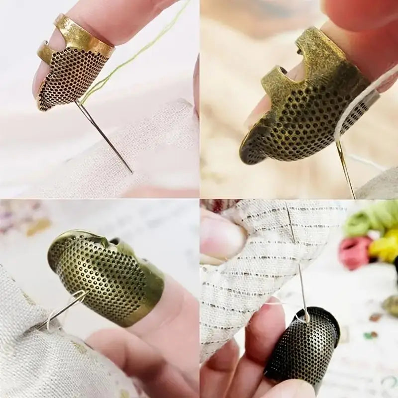 Adjustable Metal Finger Protector Shield – Sewing & Quilting Sewing Finger Protector Qme