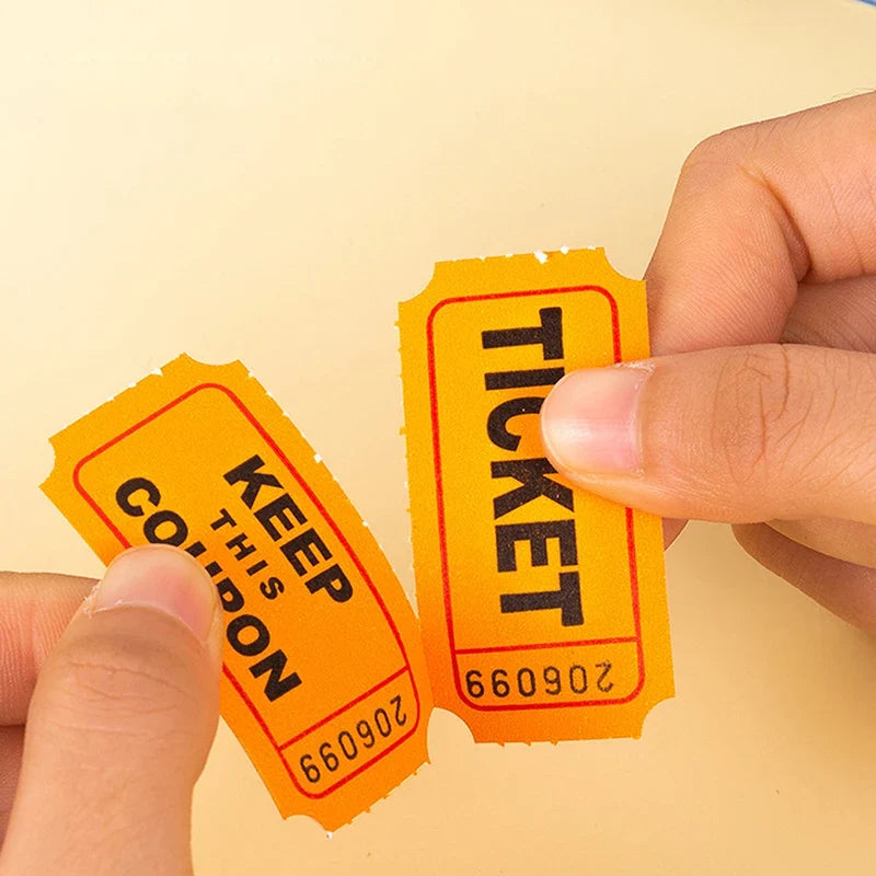 100 Raffle Tickets for Classroom, Party & Event Lotteries Raffle Tickets Qme