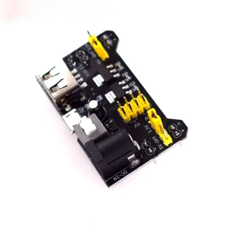 MB-102 Breadboard Power Supply Module 5V 3.3V USB & DC Input Breadboard Power Module Qme