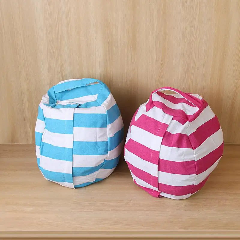 Large Capacity Plush Toy Storage Bag | Kids Room Organizer Toy Storage Bag Qme