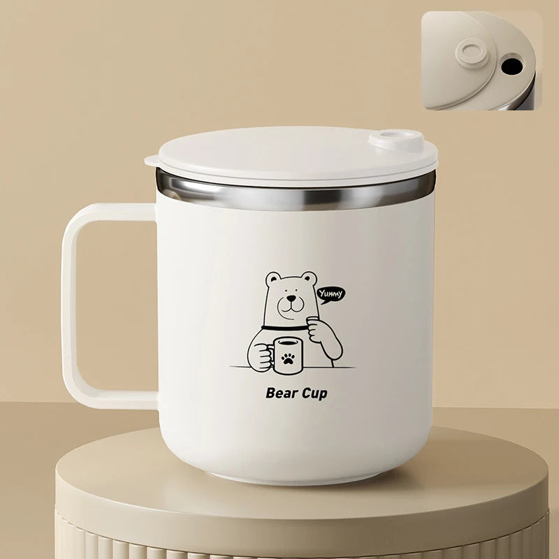 Double Wall Insulated Coffee Mug 304 Stainless Steel 400ml Insulated Coffee Mug Qst A6 400
