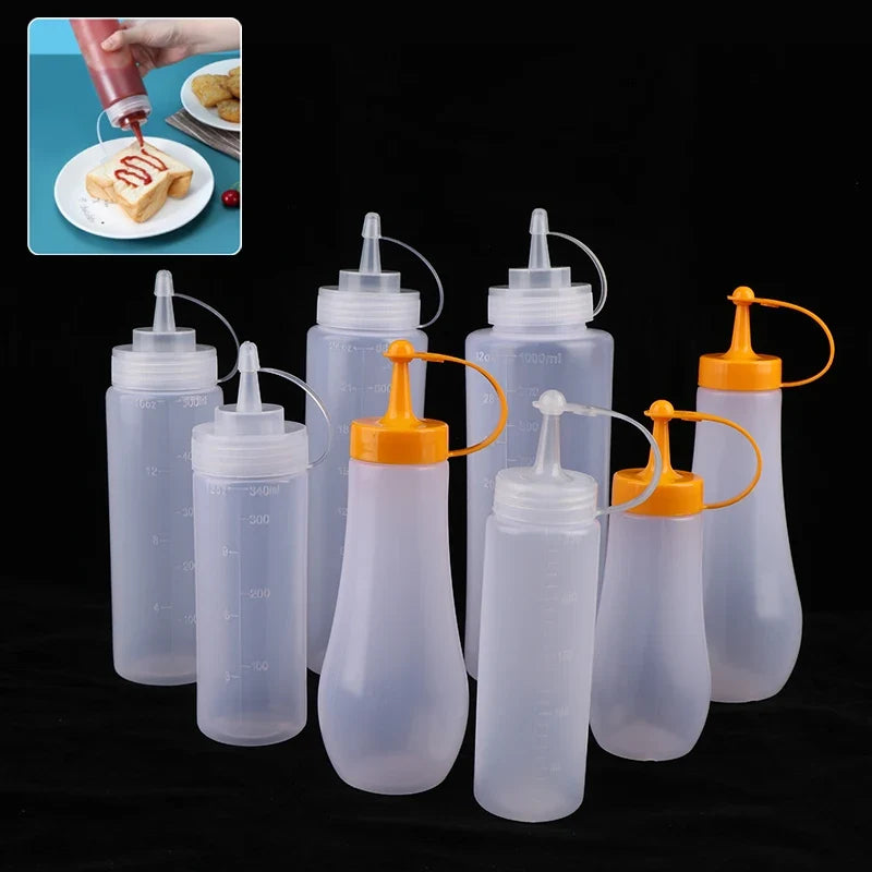 Squeeze Condiment Bottles – Sauce, Ketchup & Seasoning Dispenser Condiment Squeeze Bottle Qme