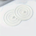 Silicone Floor Drain Mat – Anti-Clog Bathroom Drain Cover Drain Cover Mat Qme White