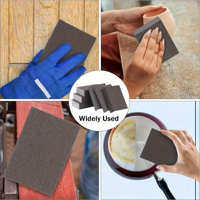 Sand Block Sandpaper Kit – Wood & Drywall Repair Combo Sanding Block Kit Qme