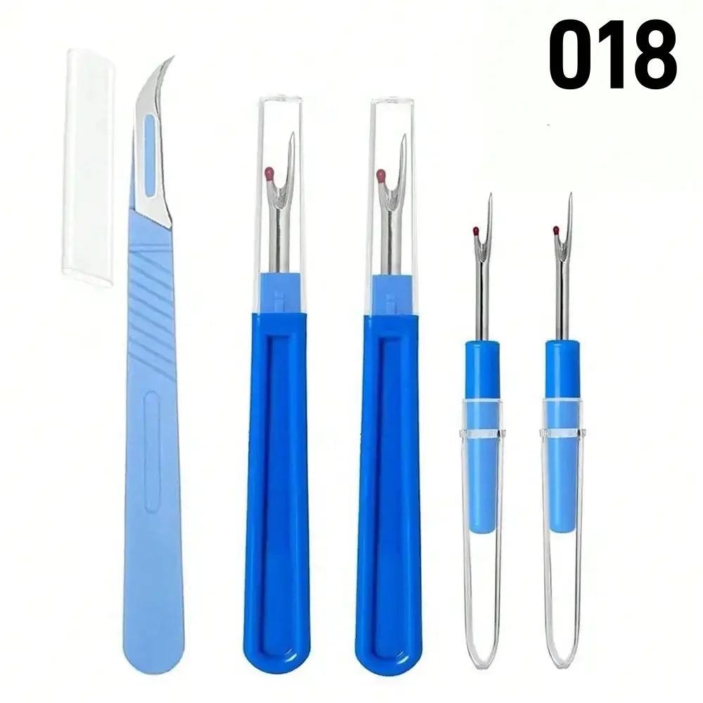 5-Piece Sewing Seam Ripper Kit – Sharp Steel Thread Remover Seam Ripper Kit Qme 5pcs set