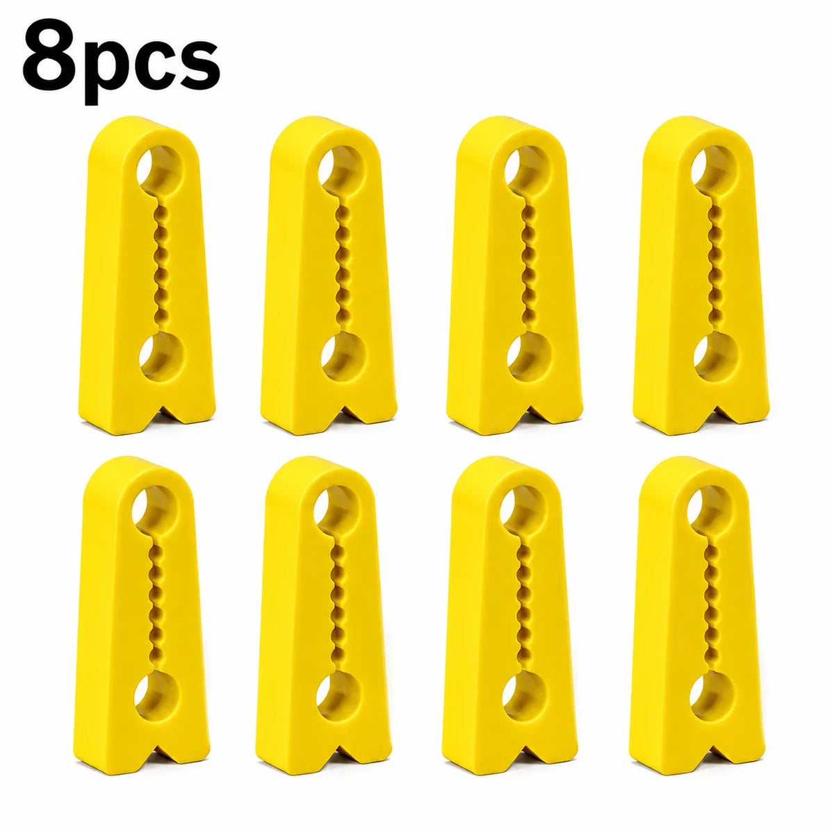 Silicone Car Door Buffer Pads | Soundproof Gasket Set of 4 Car Door Buffer Pad Qme 8pcs-Yellow