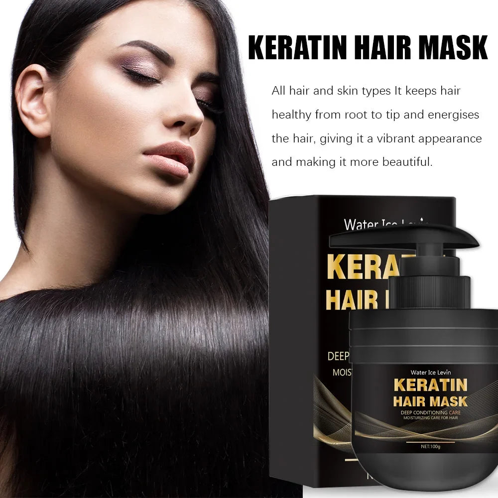 Keratin Hair Mask – 5-Second Frizz Repair & Smoothing Treatment Keratin Hair Mask Qme