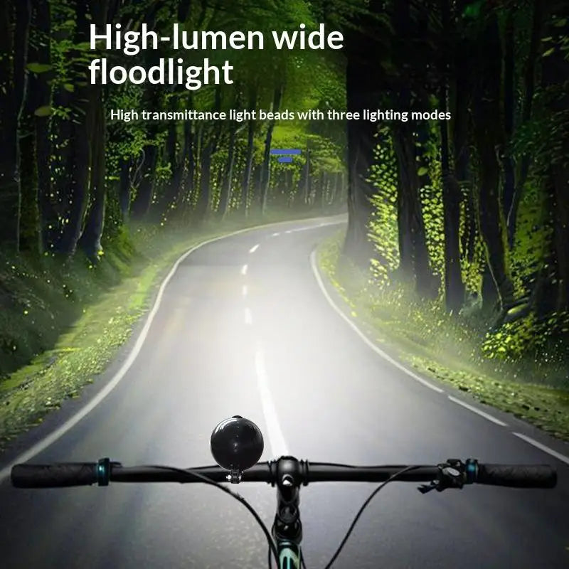 Vintage Retro 3 LED Bicycle Front Headlight | ABS & Metal Bicycle Headlight Qme