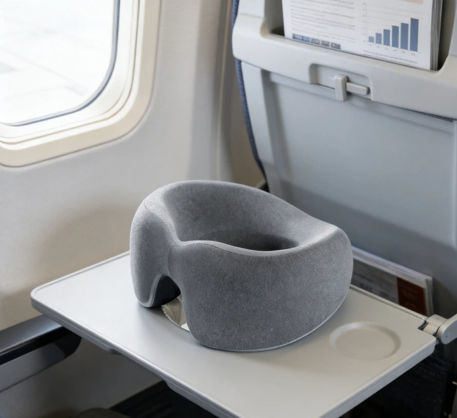 Memory Foam Face Down Pillow – Ergonomic Prone Headrest Massage Prone Pillow Qst