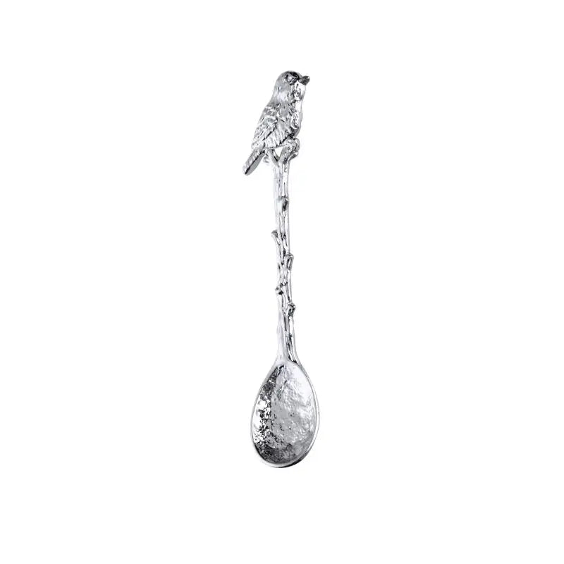 Retro Royal Dessert Coffee Spoon & Fork – Zinc Alloy Flatware Decorative Flatware Qme A5