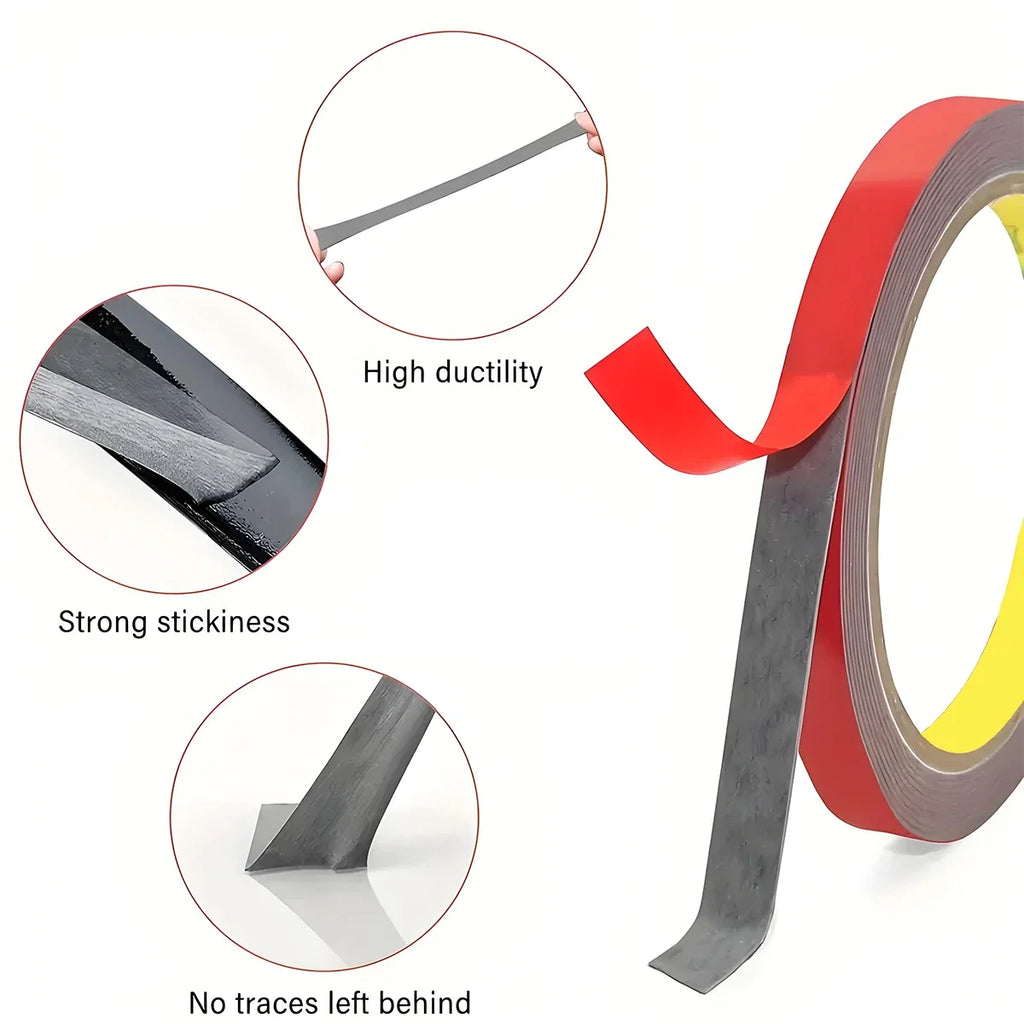 Extra Strong Double Sided Acrylic Tape 3m – Multi-Width Double Sided Tape Qme