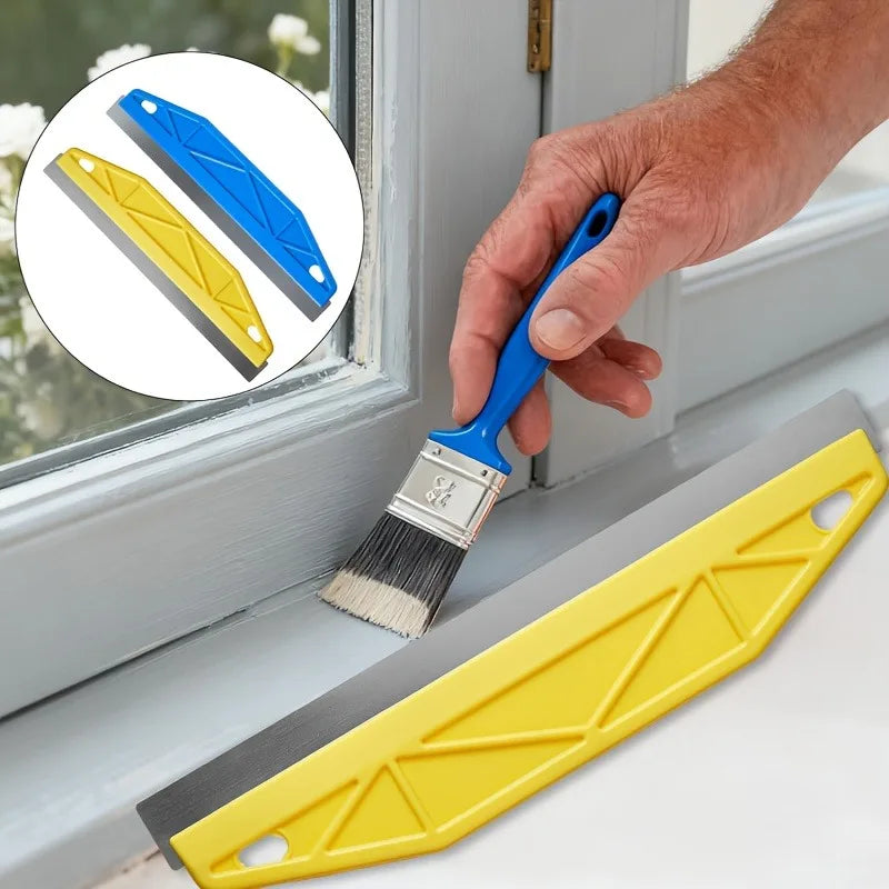 12-Inch Heavy-Duty Paint Shield Edger – Ergonomic Handle Paint Edger Tool Qme