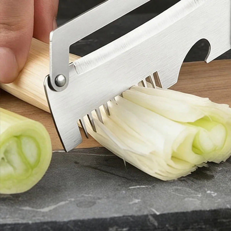 Stainless Steel 3-in-1 Vegetable Peeler – Comfort Grip Vegetable Peeler Qst
