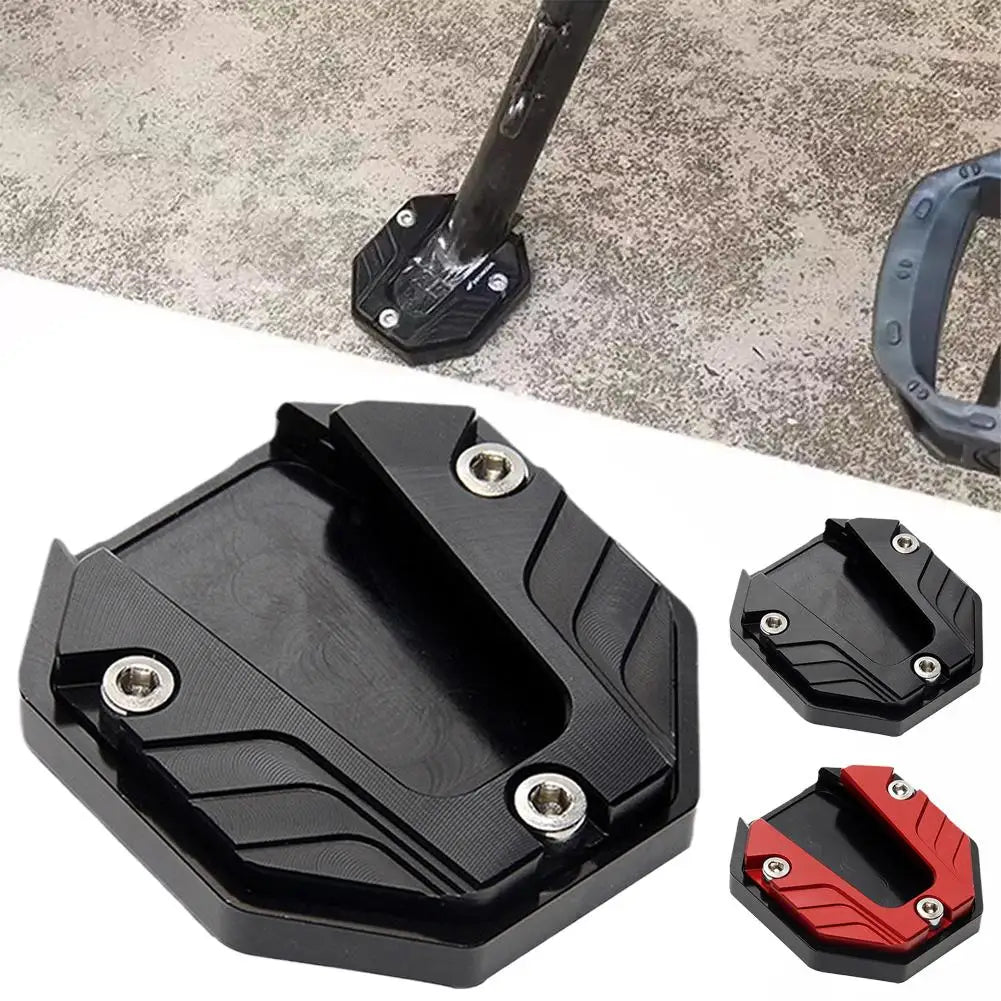 Aluminum Alloy Motorcycle Kickstand Extender Foot Side Stand Kickstand Extender Qme