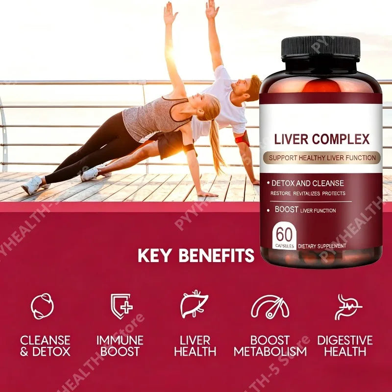 Vegetarian Liver Support Capsules – 60 Veggie Caps Dietary Supplement Qst