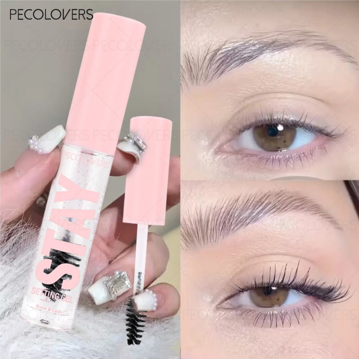 Qme Stereoscopic Eyebrow Gel – Wild Brow Sculpting Liquid Eyebrow Sculpting Gel Qme