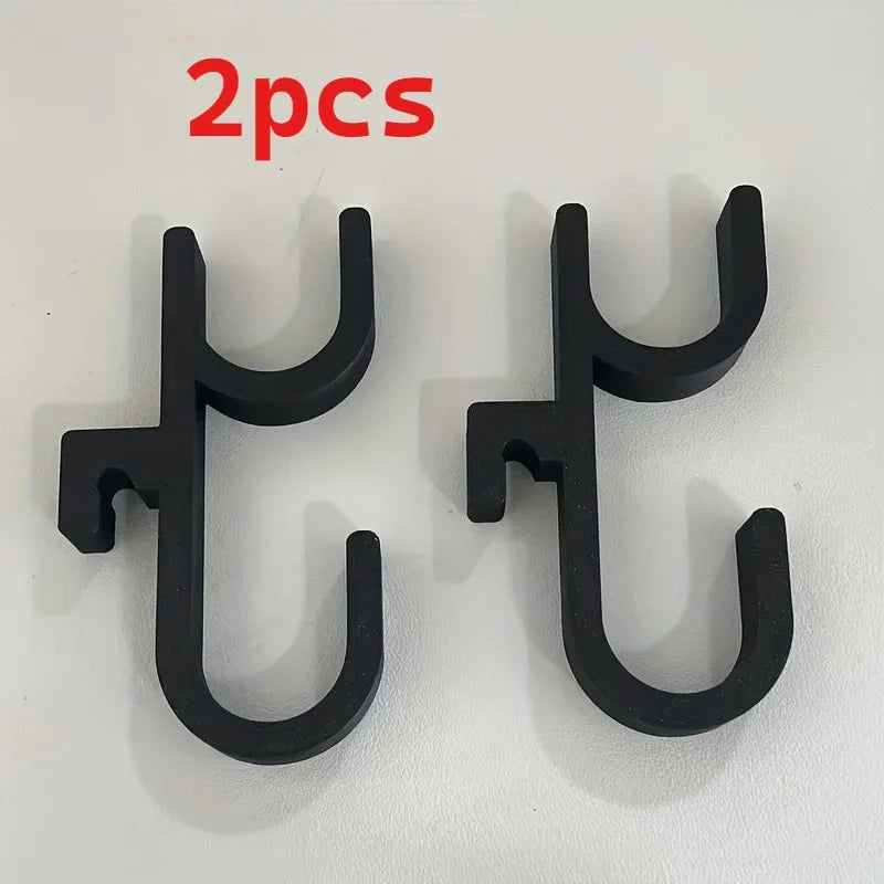 No-Drill Car Trunk Umbrella Hook Holder – 2 Pack Car Trunk Organizer Qme 2pcs Double hook