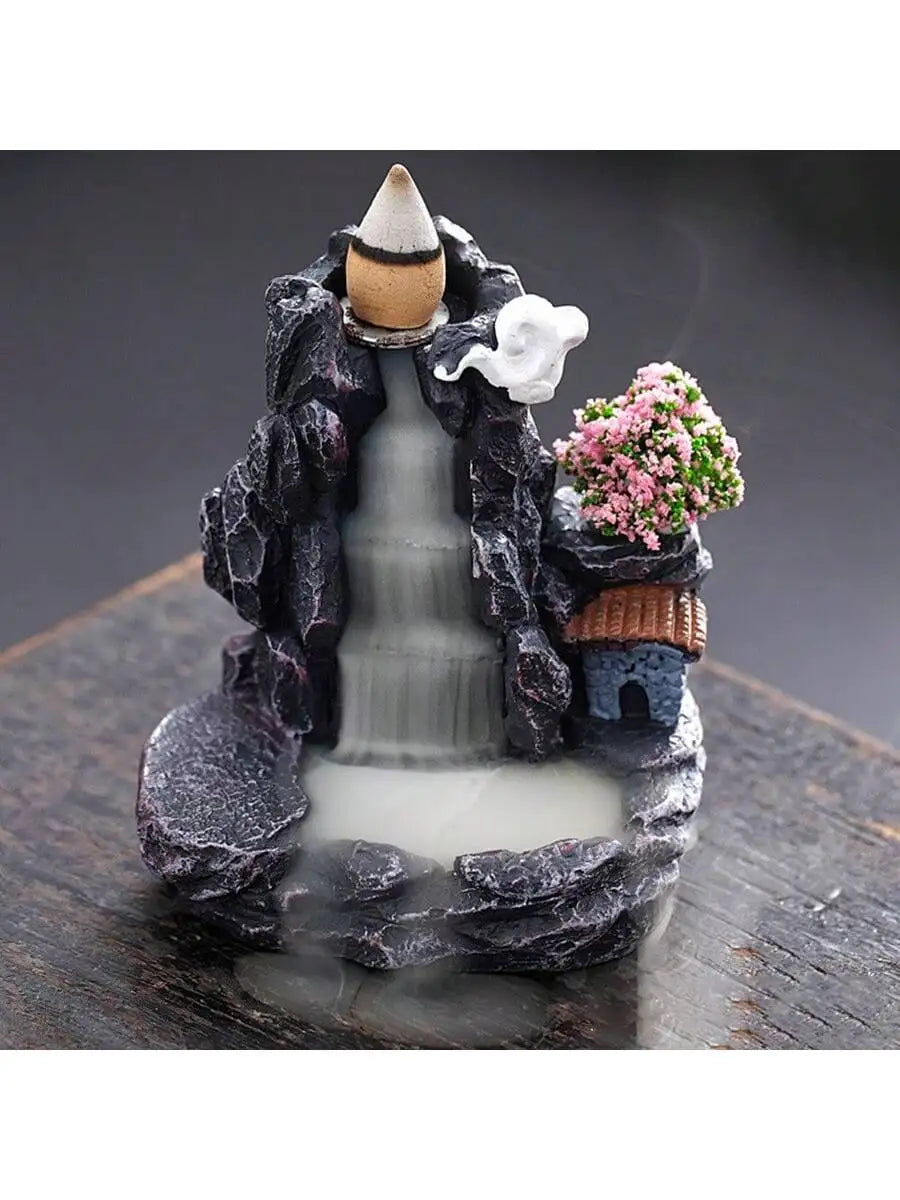 Resin Backflow Incense Burner – Smoke Reflux Home Décor Backflow Incense Burner Qme