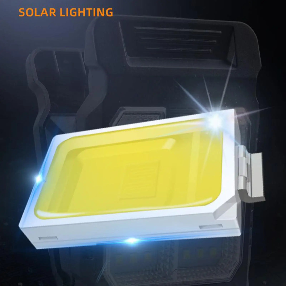Clip-On Solar Motion Sensor LED Light for Fence & Garden Solar Motion Light Qme