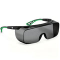 VOPHA ANSI Z87.1 Safety Glasses Over Glasses Anti-Fog HM6 Safety Glasses Qst Green gray