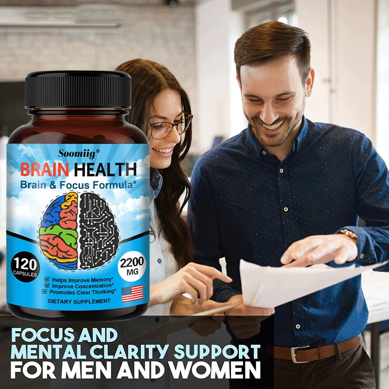 SOOMIIG Ginkgo Biloba Supplement – Focus & Brain Support Herbal Supplement Qst