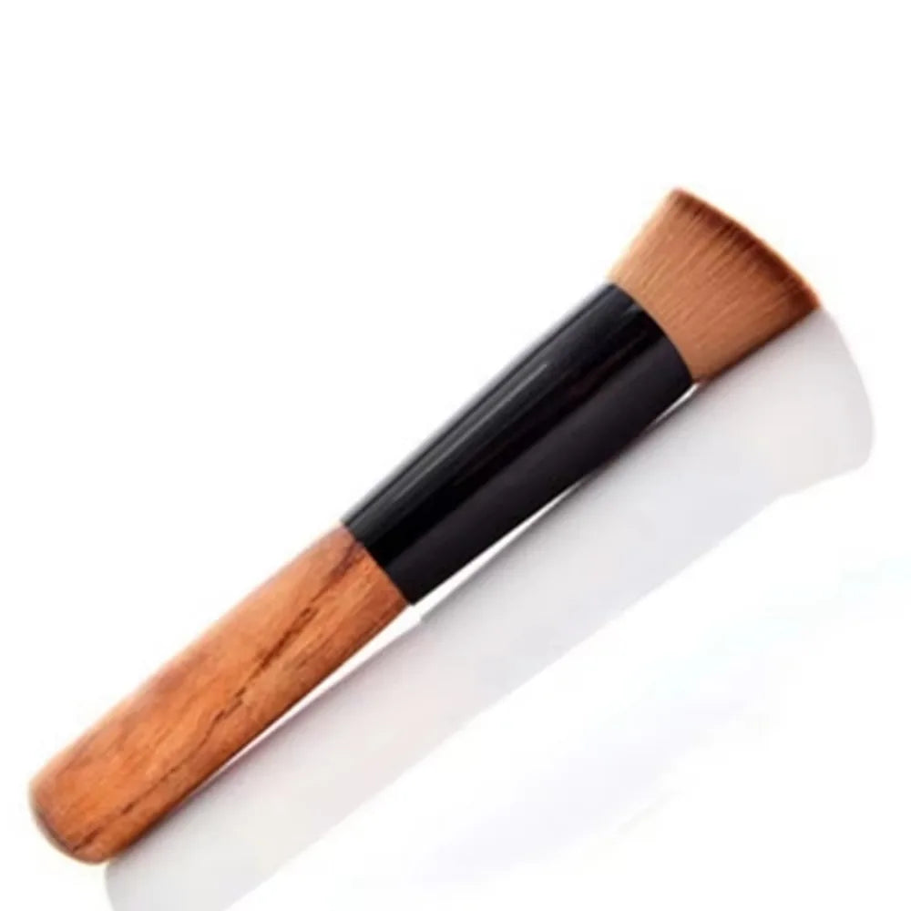 Professional Foundation Makeup Brush – Kabuki Flat Top Synthetic Foundation Makeup Brush Qme