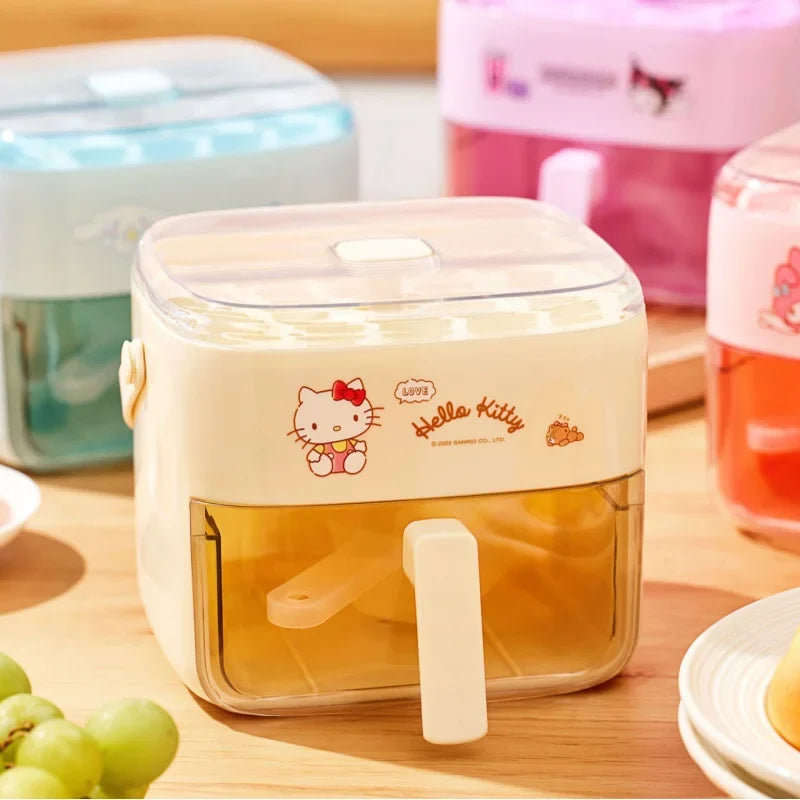 Hello Kitty Kuromi Ice Cube Tray Large Capacity Push Button Ice Cube Tray Mold Qme