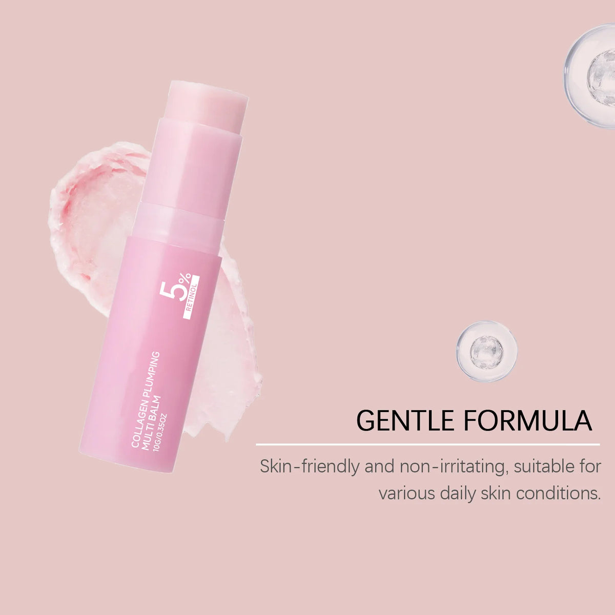 PDRN Pink Collagen Balm Stick – Retinol Firming Face Cream Collagen Face Balm Qst