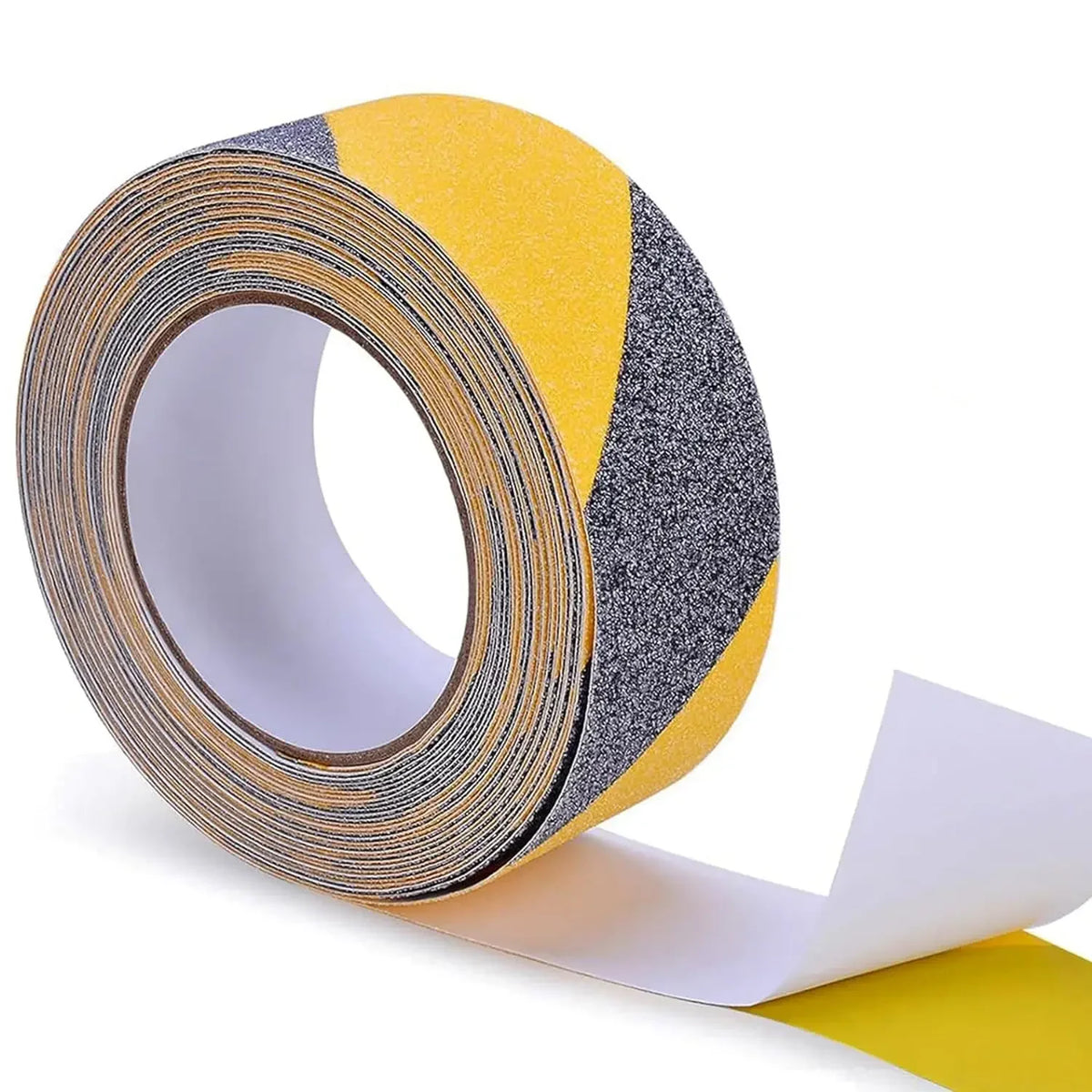 Non-Slip Safety Grip Tape | Indoor & Outdoor Anti-Slip Sticker Anti-Slip Grip Tape Qme Yellow and Black 5m 25mm
