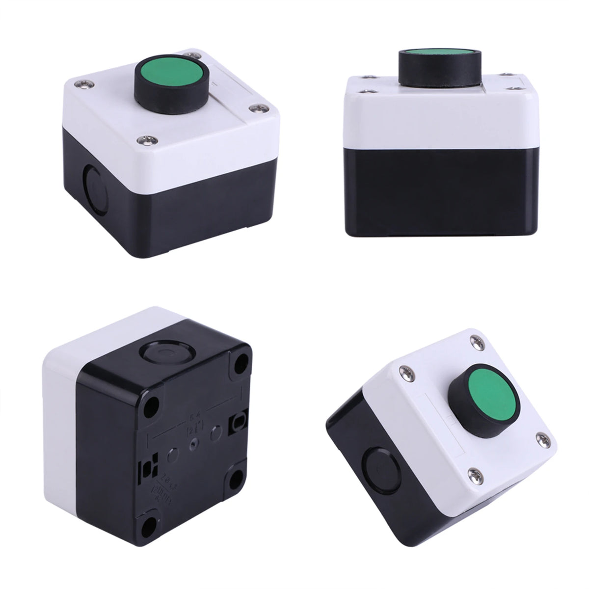 Weatherproof Green Push Button Control Box for Gate Opener Push Button Switch Box Qst