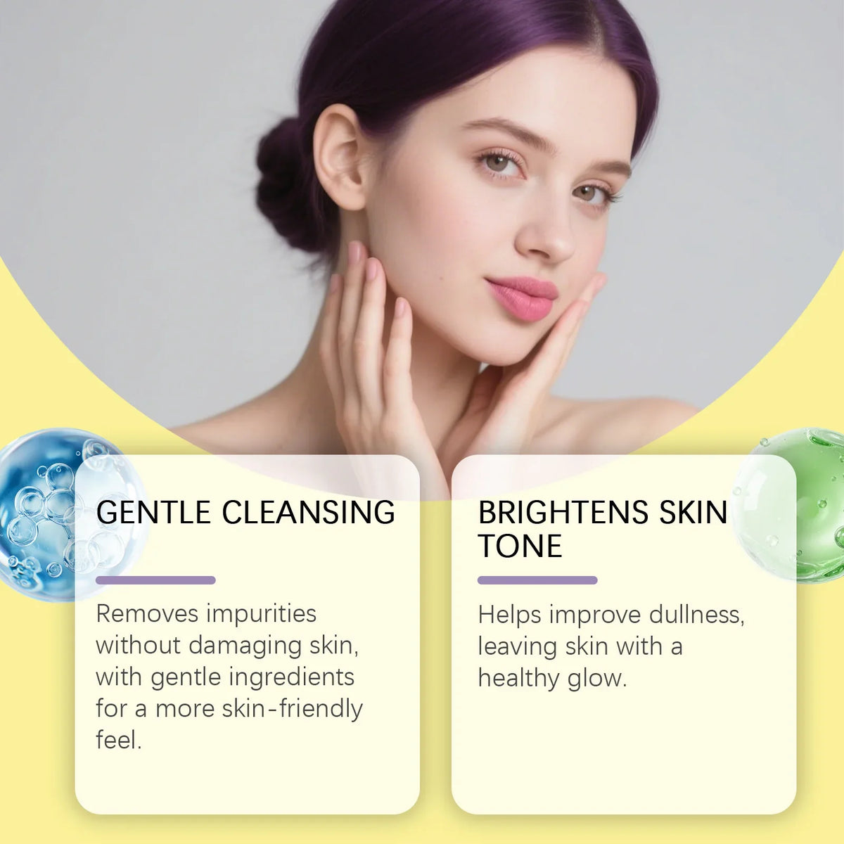 Turmeric Vitamin C Facial Cleanser – Brightening Face Wash Facial Cleanser Qme