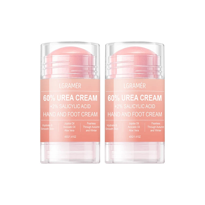 Urea Foot Cream with Salicylic Acid & Hyaluronic Acid – 40g Foot & Hand Cream Qst 2 pcs