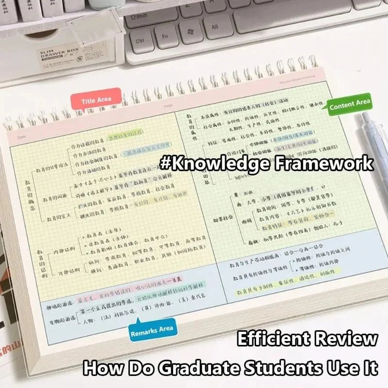 B5 Spiral Notebook 60 Sheets – Waterproof PP Cover & Flat Lay Spiral Notebook Qme