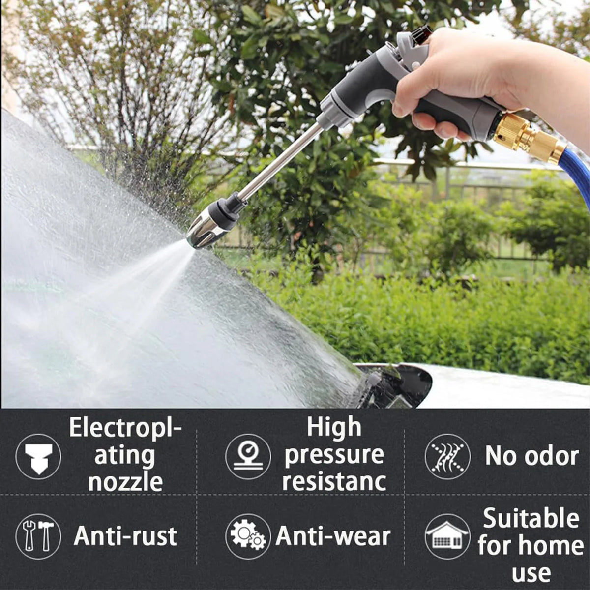 Long Pole Pressure Washer Gun – Garden & Outdoor Cleaning Pressure Washer Gun Qme