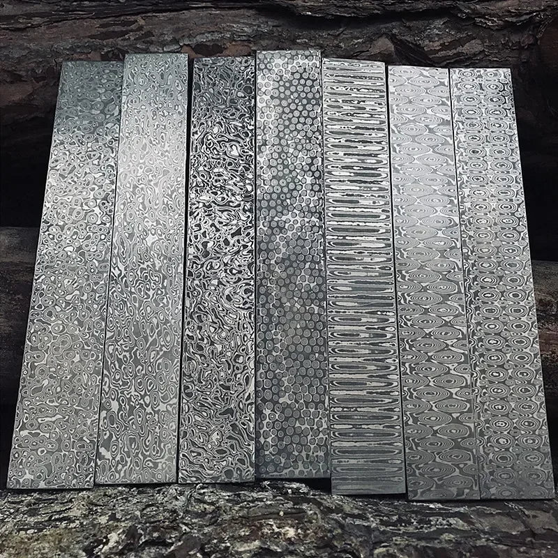 VG10 Damascus Steel Knife Blank – DIY Forged Steel Strip Knife Making Blank Qst