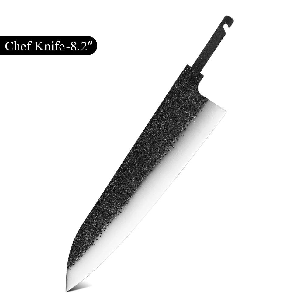 F.YOUNG Japanese Chef Knife Blank Blade VG10 DIY Full Tang Knife Blank Blade Qst 8.2 inch Chef