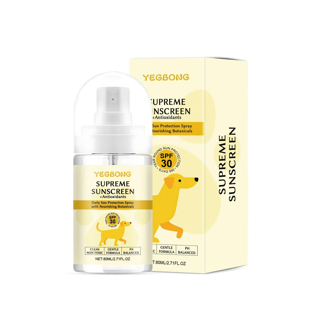 Dog Sunscreen Spray – UV Protection for Pets | Gentle Formula Pet Sunscreen Spray Qme
