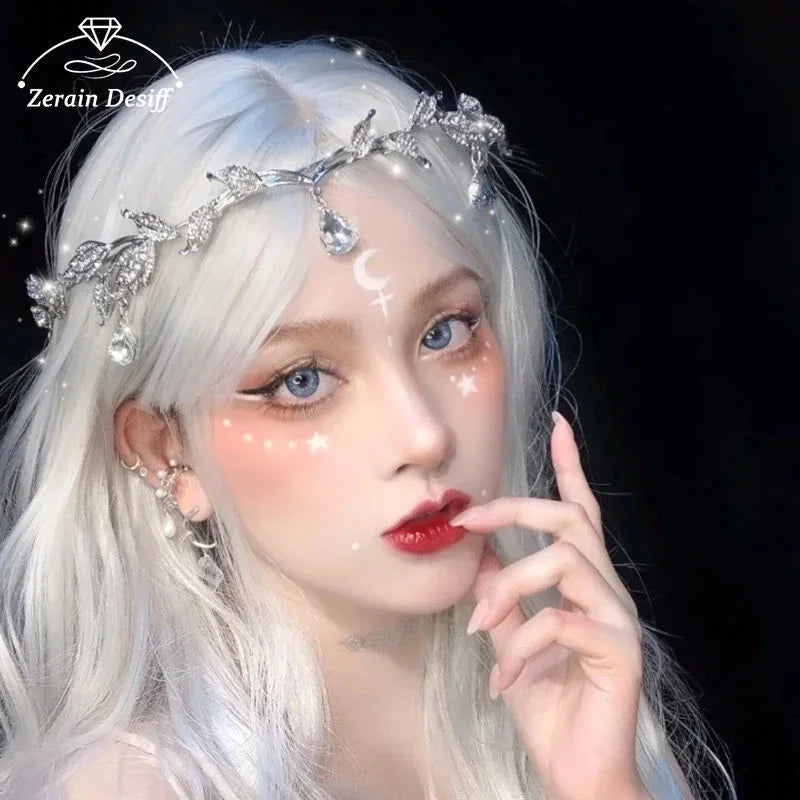 Elf Crown Headband | Heart-Shaped Ethnic Party Accessory Costume Headband Qme