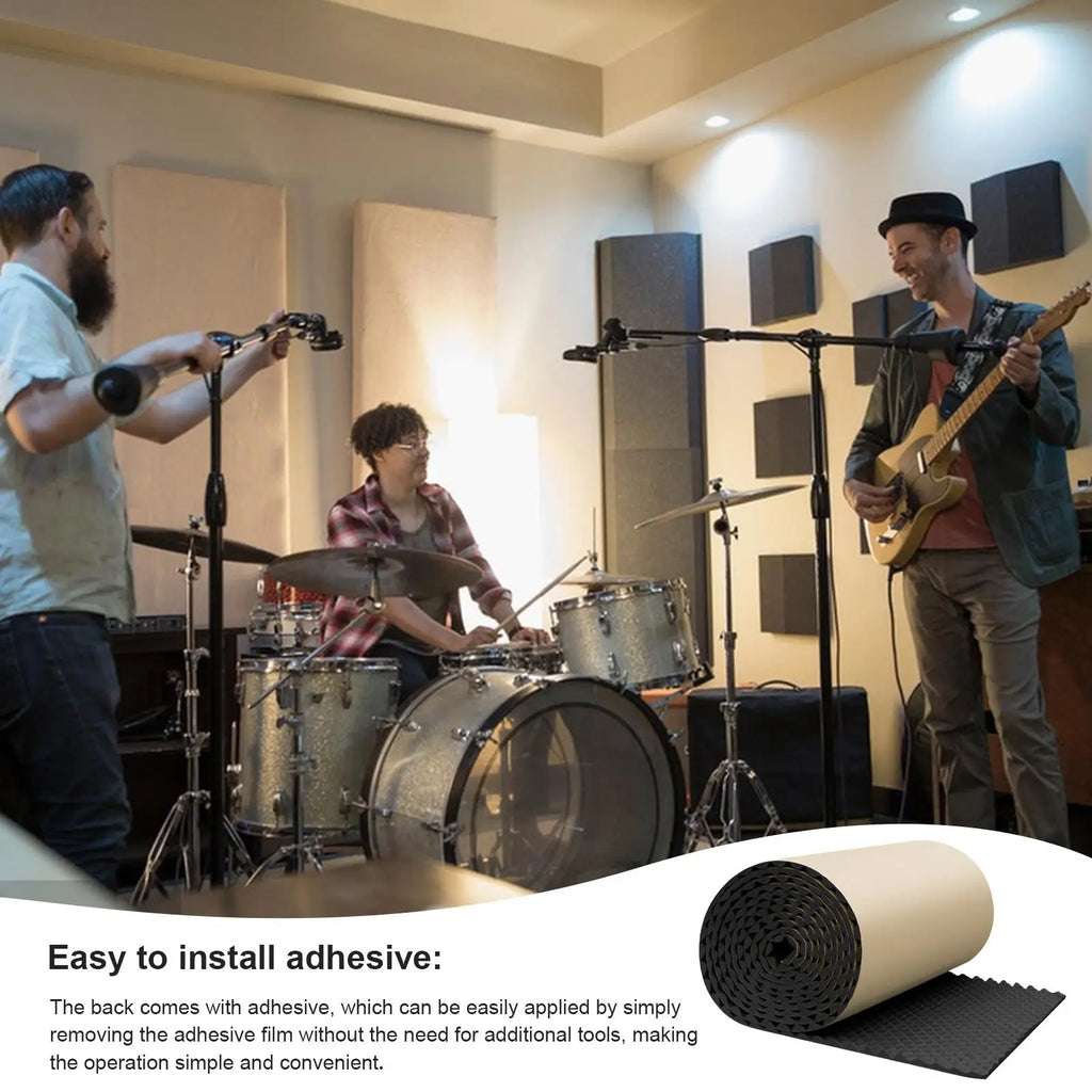 Acoustic Sound Insulation Dampening Panels – Self-Adhesive Acoustic Dampening Panels Qme