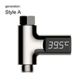 Self-Powered LED Shower Thermometer – 5–85°C Digital Monitor Shower Thermometer Qst A