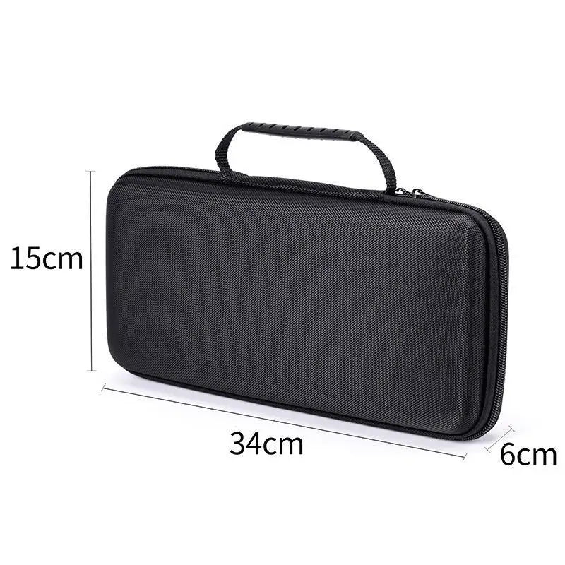 EVA Hard Case Keyboard Bag for MX Keys Mini | Portable Storage Keyboard Carry Case Qme Black