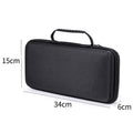 EVA Hard Case Keyboard Bag for MX Keys Mini | Portable Storage Keyboard Carry Case Qme Black
